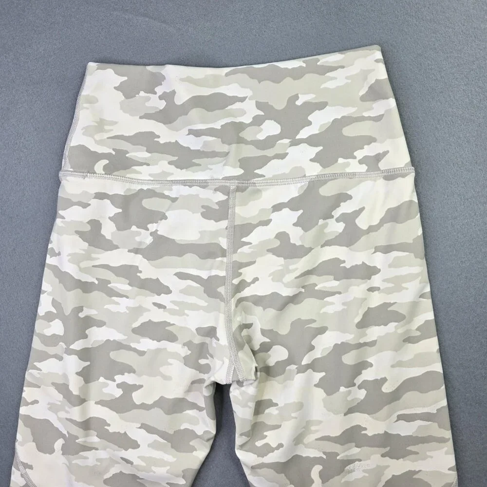 Aerie Leggings Womens S M Gray Camo High Rise Stretch Athleisure Yoga Pants